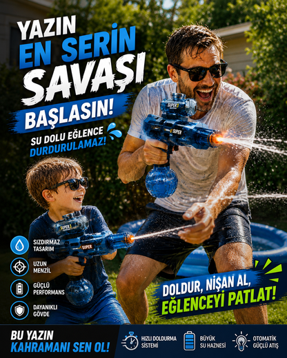 Şarjlı Otomatik Su Tabancası